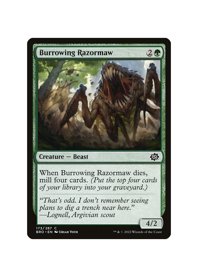 Burrowing Razormaw