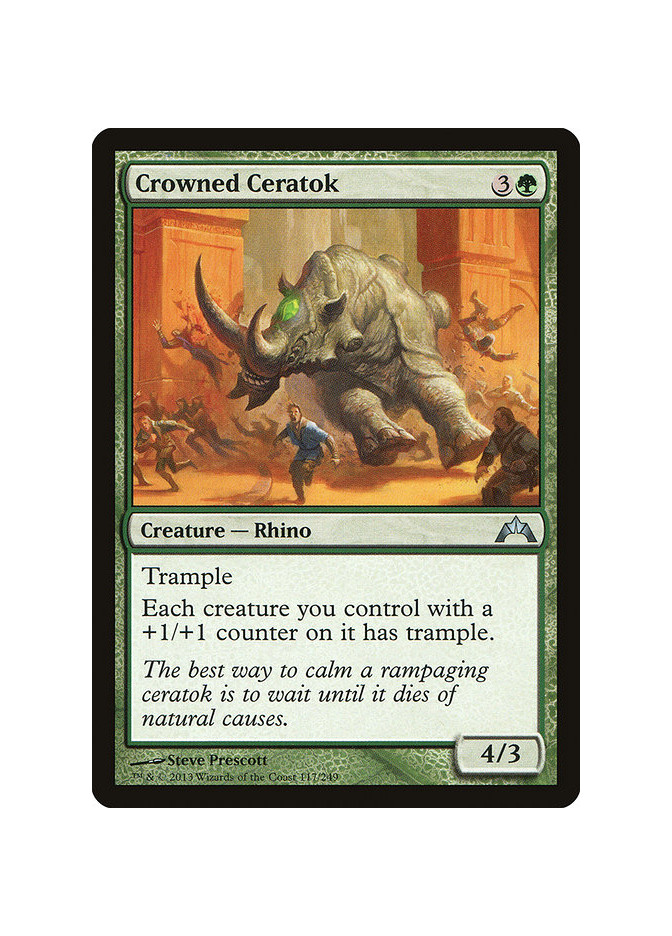 Crowned Ceratok - Foil