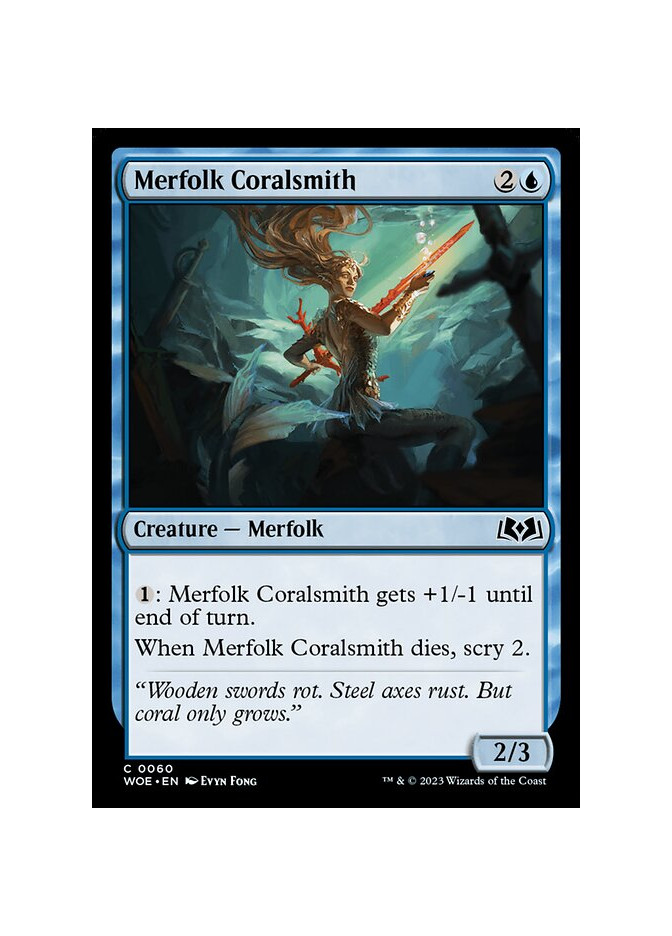 Merfolk Coralsmith - Foil