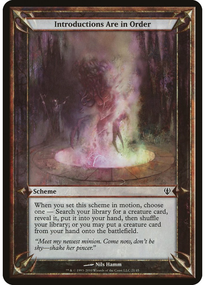 Introductions Are in Order