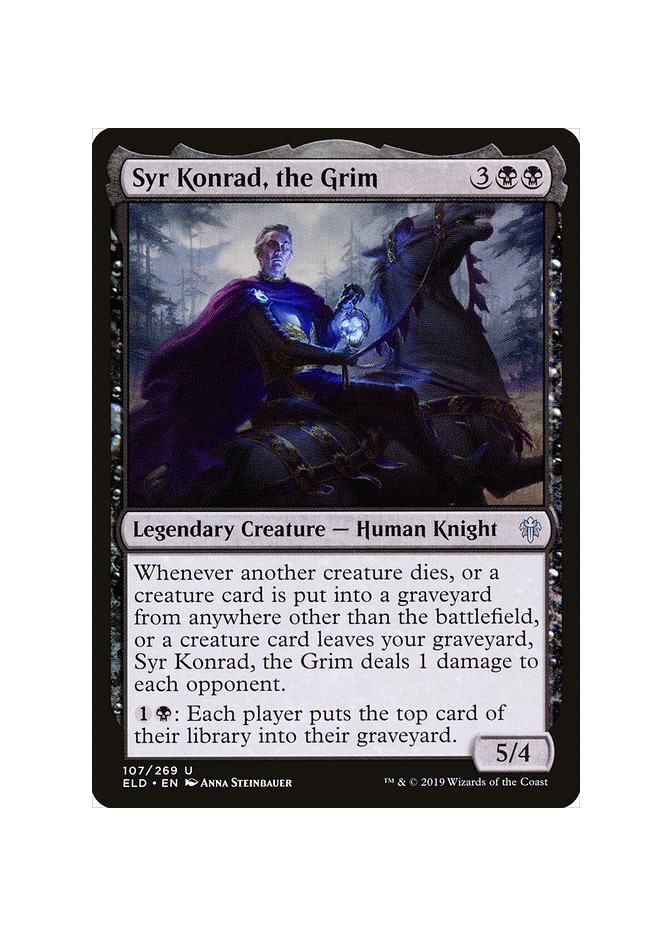 Syr Konrad, the Grim - Foil