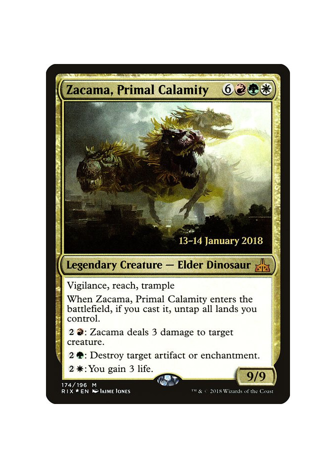 Zacama, Primal Calamity - Foil