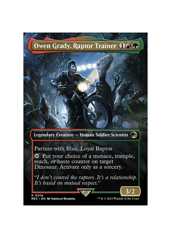 Owen Grady, Raptor Trainer - Foil