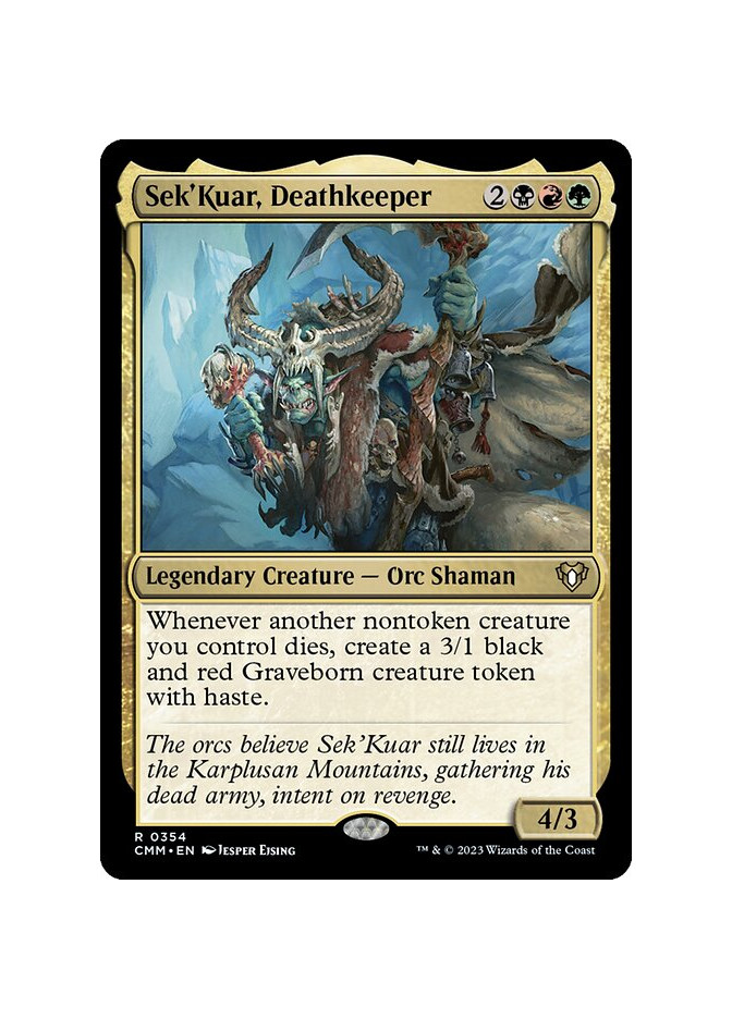 Sek'Kuar, Deathkeeper - Foil