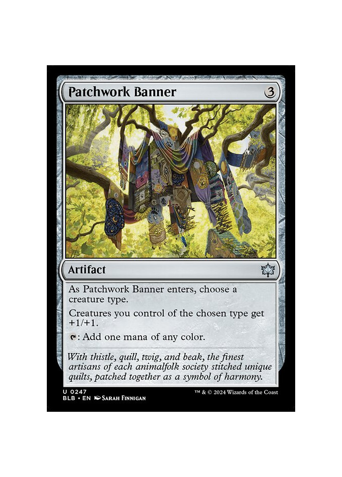 Patchwork Banner - Foil