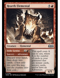 Hearth Elemental // Stoke Genius - Foil
