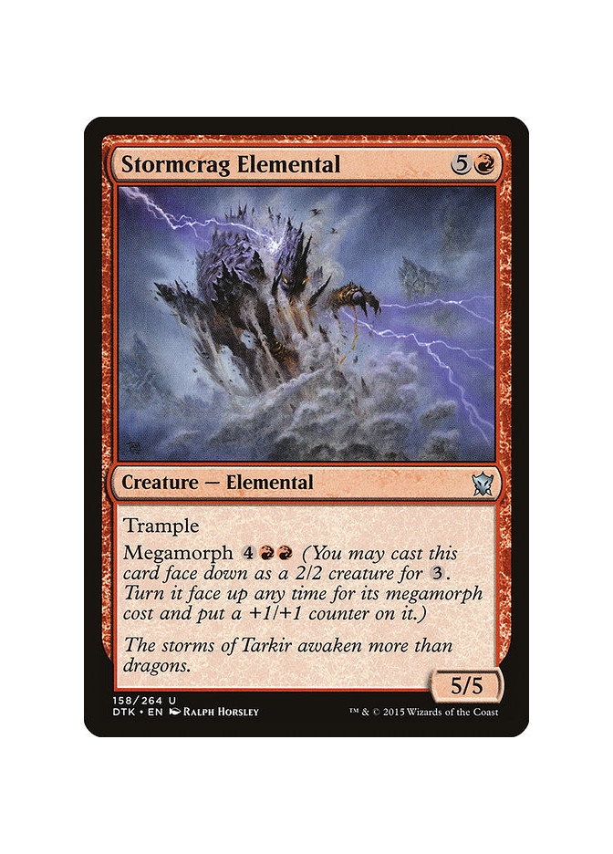 Stormcrag Elemental - Foil