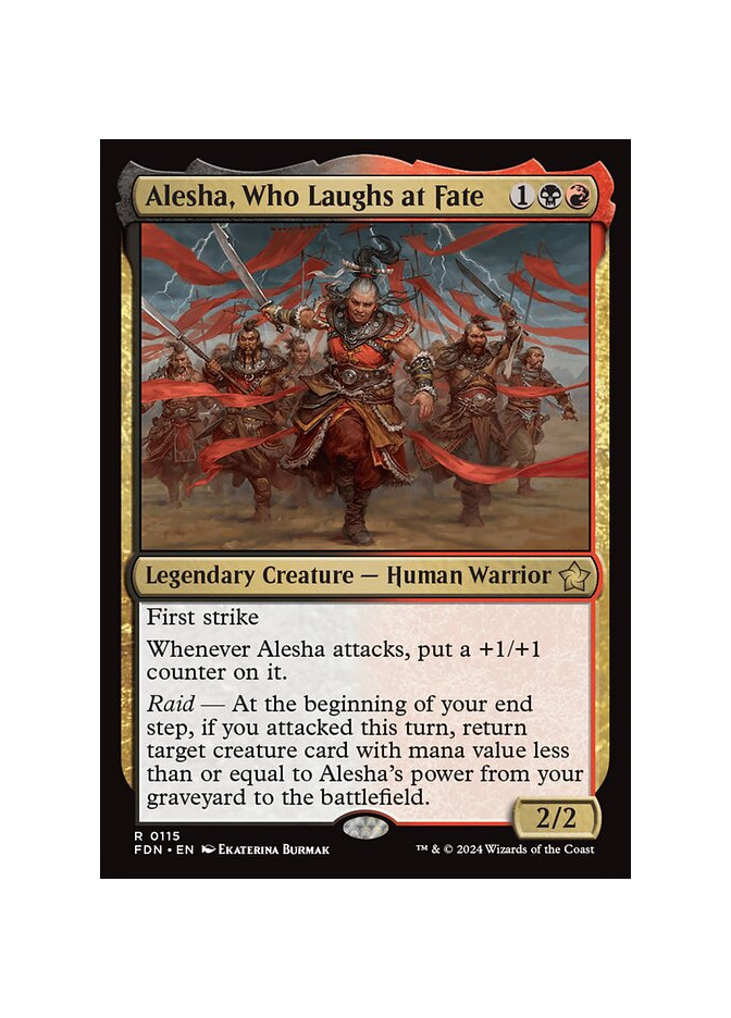Alesha, Who Laughs at Fate