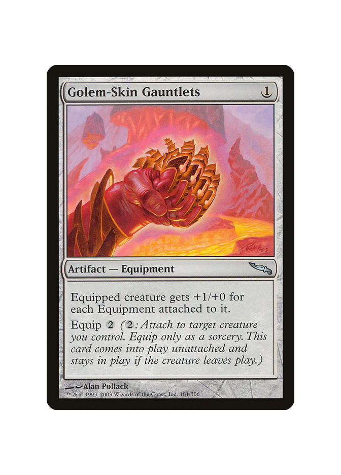 Golem-Skin Gauntlets - Foil