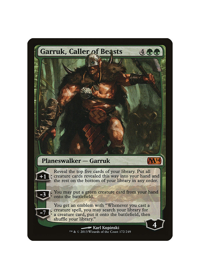 Garruk, Caller of Beasts - Foil