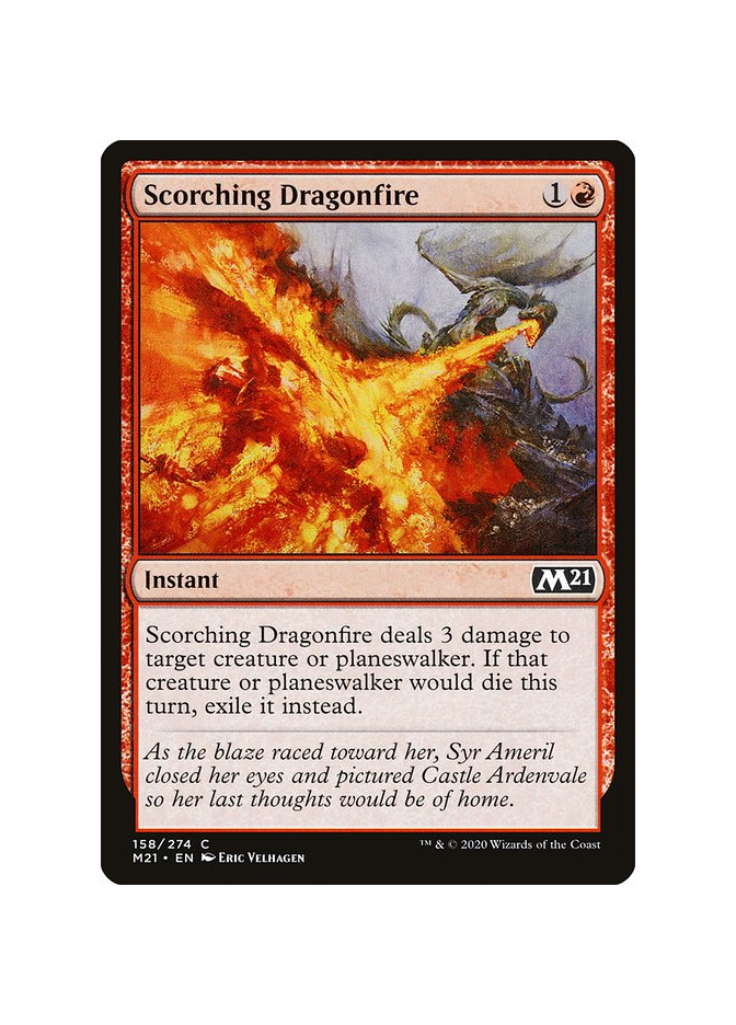 Scorching Dragonfire - Foil
