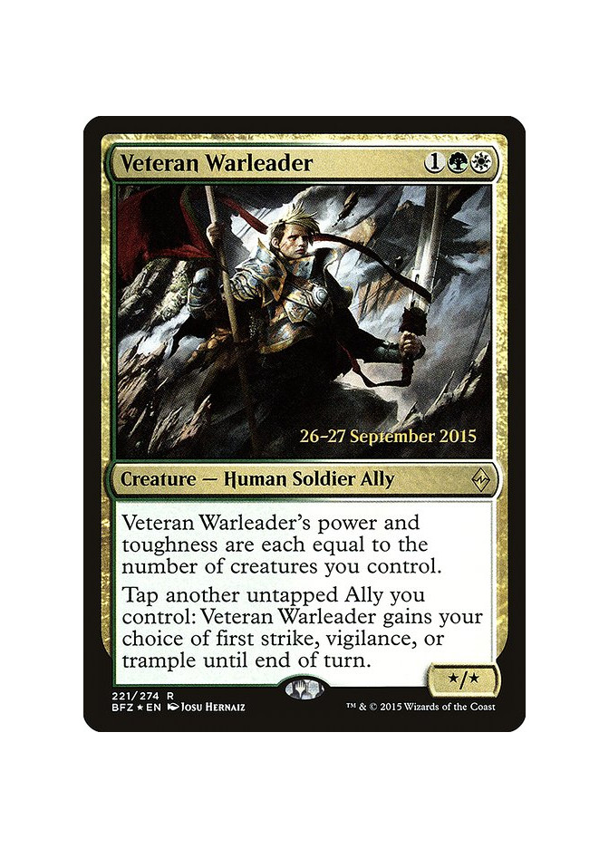 Veteran Warleader - Foil