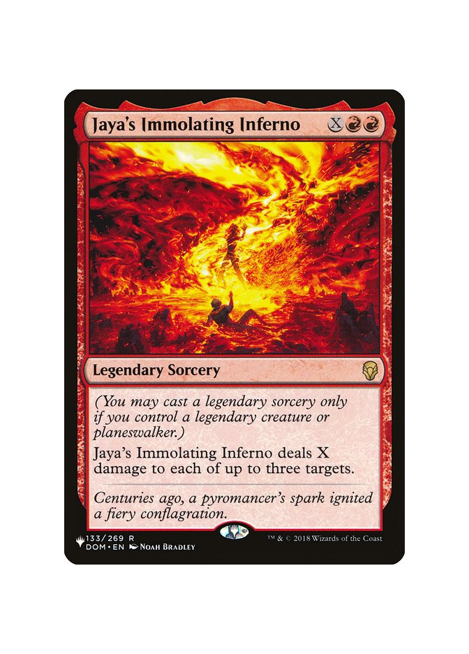 Jaya's Immolating Inferno