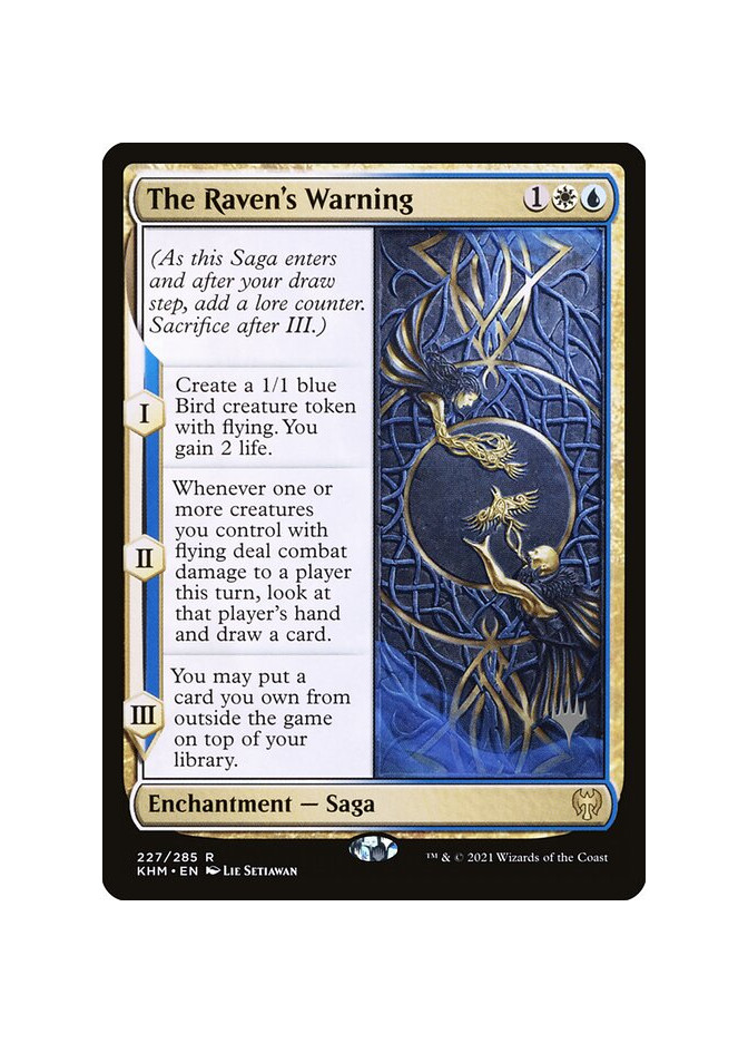 The Raven's Warning - Foil