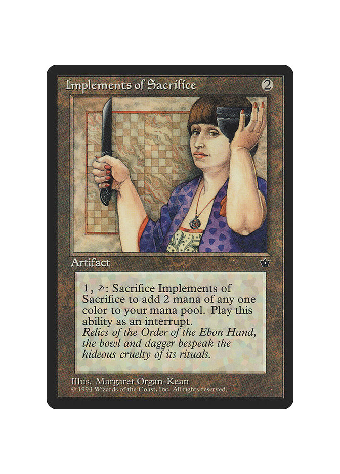 Implements of Sacrifice