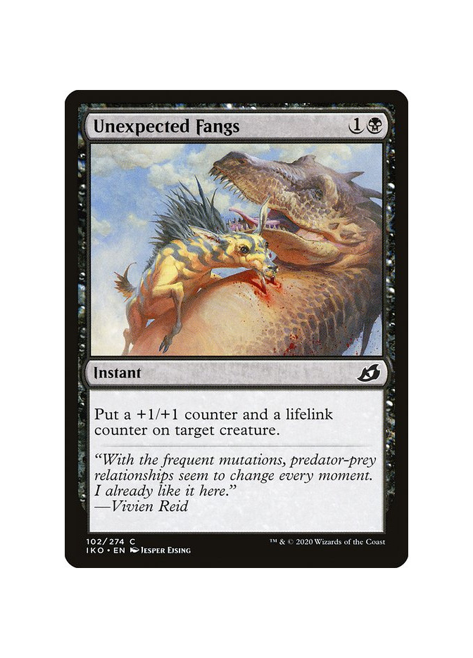Unexpected Fangs - Foil