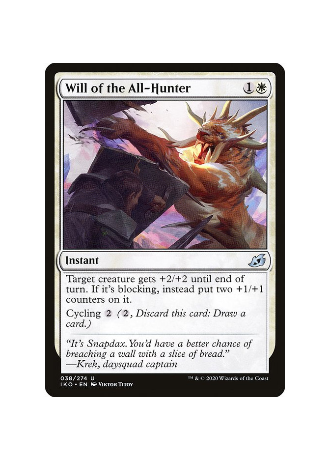 Will of the All-Hunter - Foil