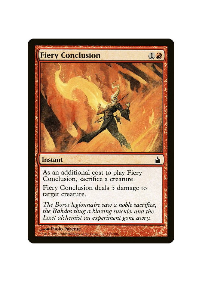 Fiery Conclusion