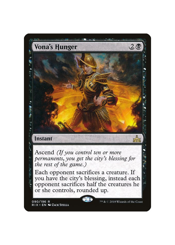 Vona's Hunger - Foil