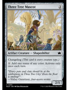 Three Tree Mascot - Foil