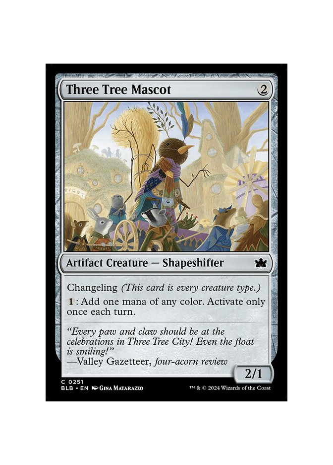 Three Tree Mascot - Foil