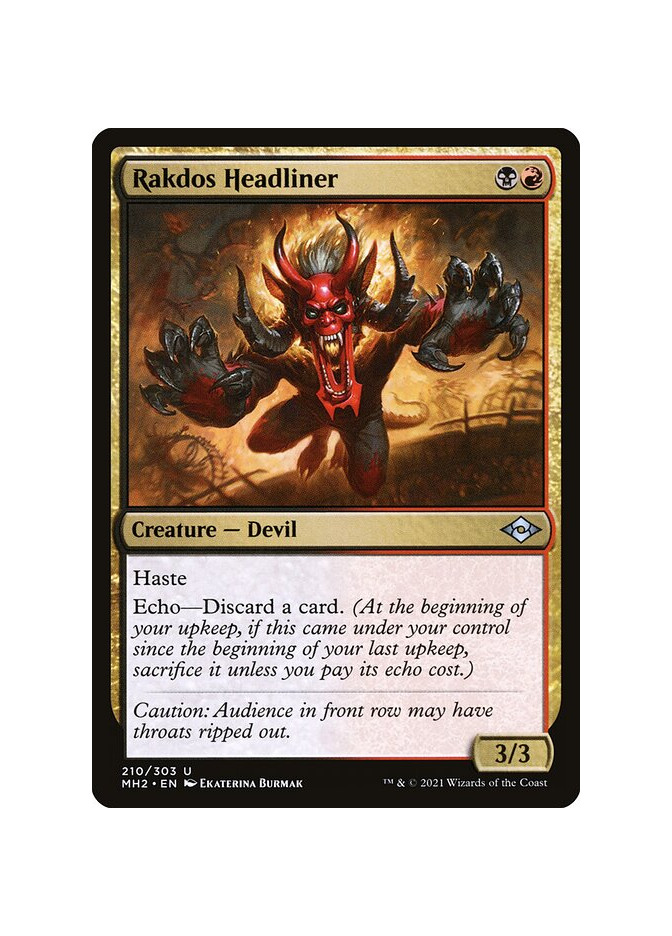 Rakdos Headliner - Foil