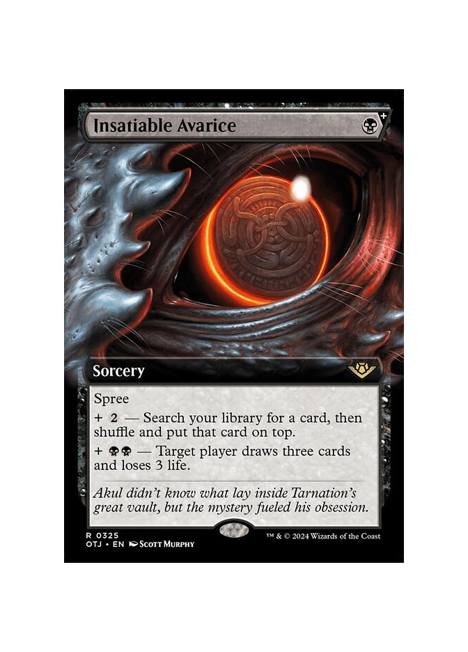 Insatiable Avarice - Foil