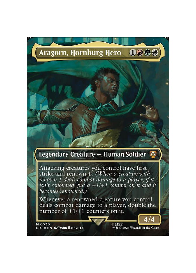 Aragorn, Hornburg Hero - Foil