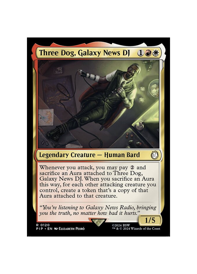 Three Dog, Galaxy News DJ - Foil