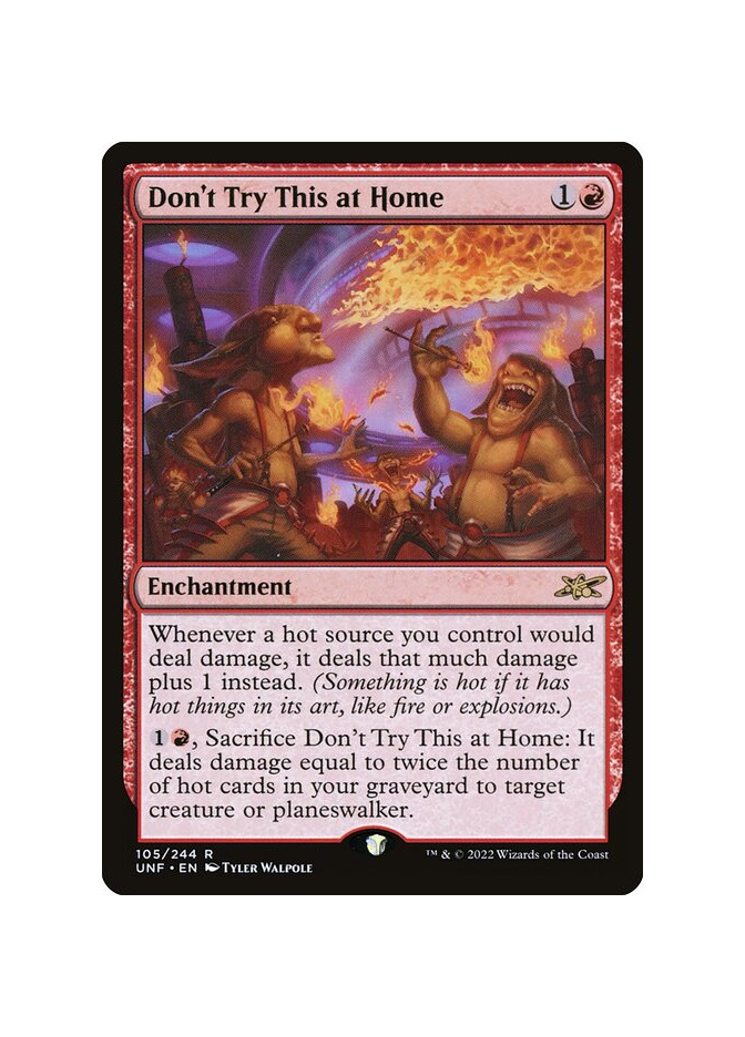 Don't Try This at Home