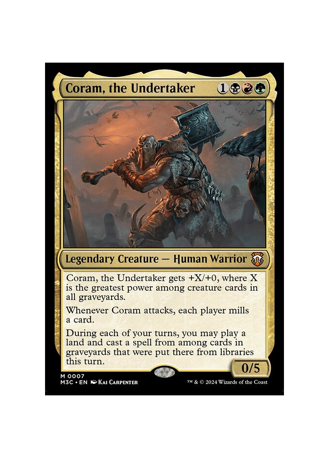 Coram, the Undertaker