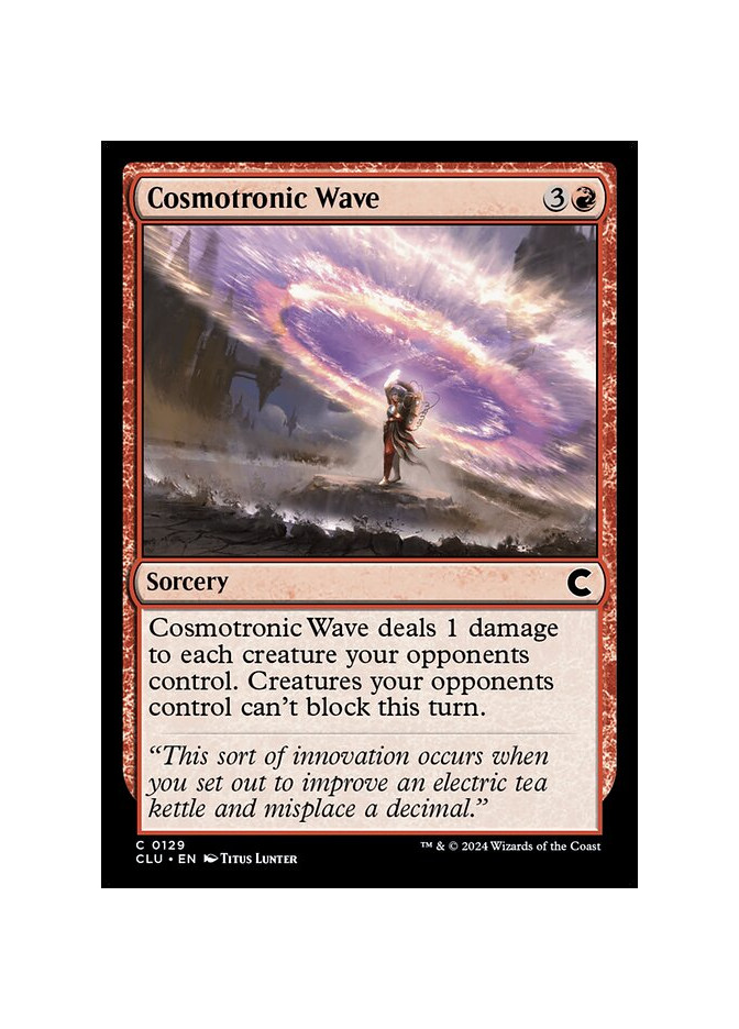 Cosmotronic Wave