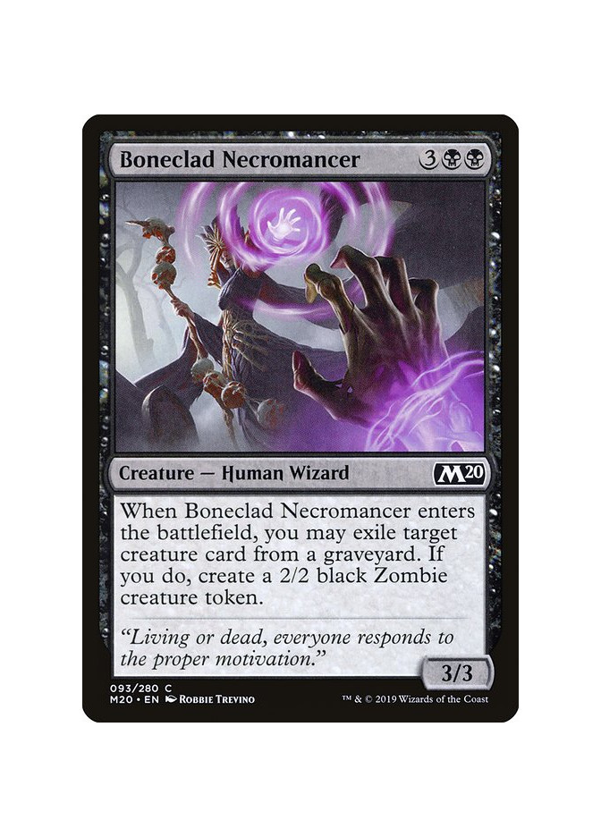 Boneclad Necromancer - Foil