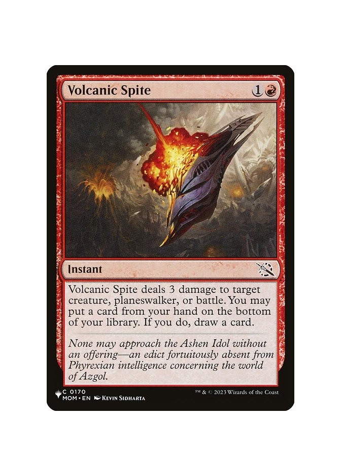 Volcanic Spite