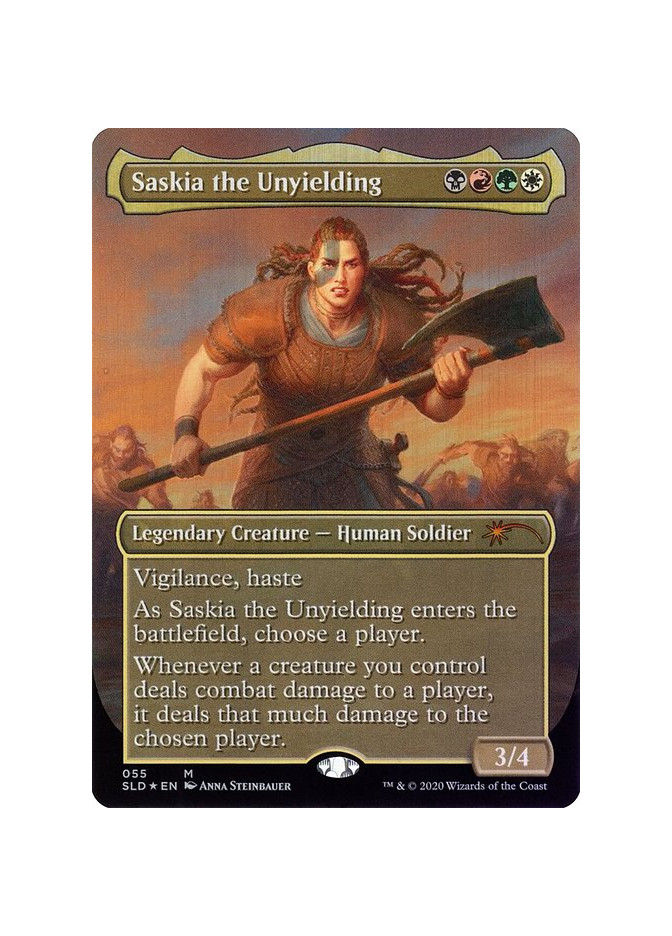 Saskia the Unyielding - Foil