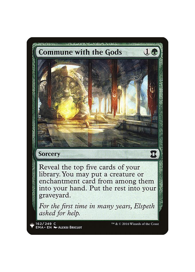 Commune with the Gods