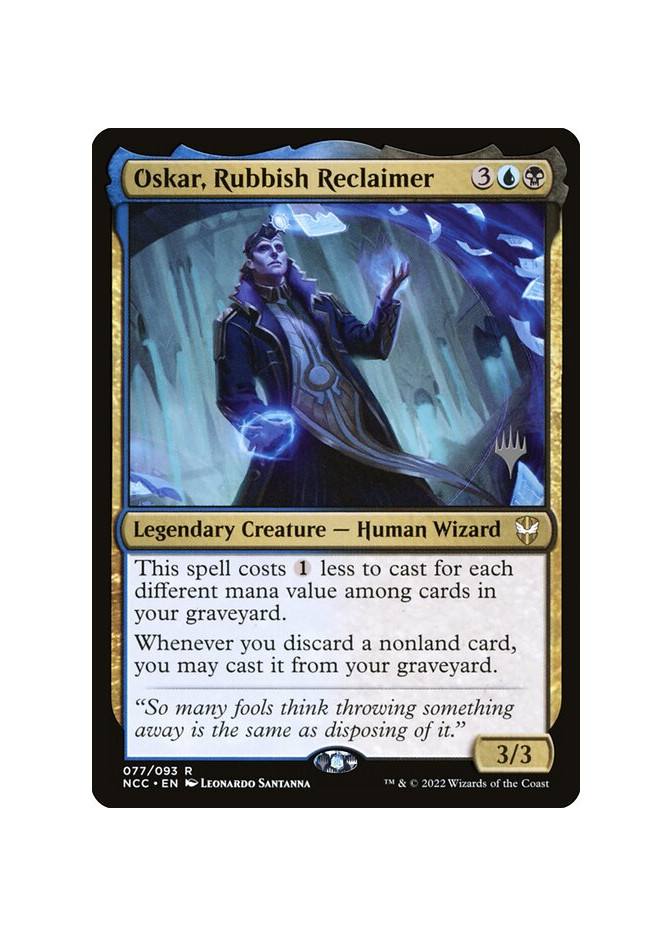Oskar, Rubbish Reclaimer - Foil