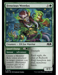 Ferocious Werefox // Guard Change - Foil