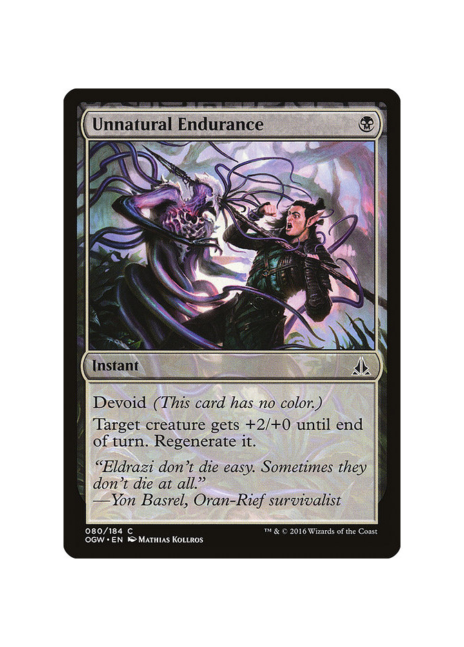 Unnatural Endurance