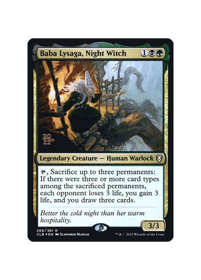 Baba Lysaga, Night Witch - Foil