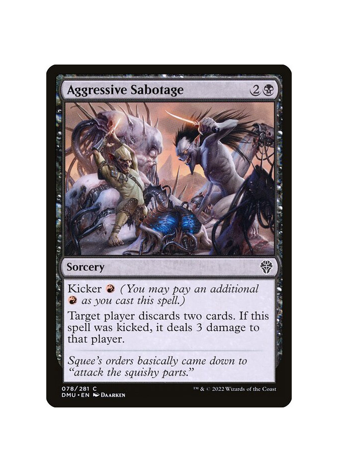 Aggressive Sabotage - Foil
