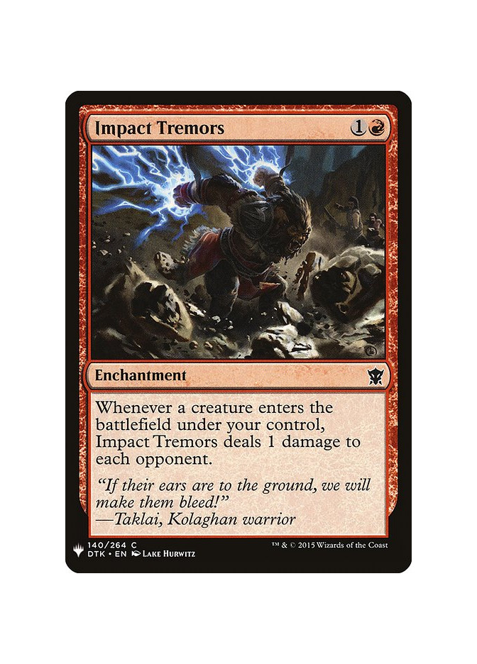 Impact Tremors