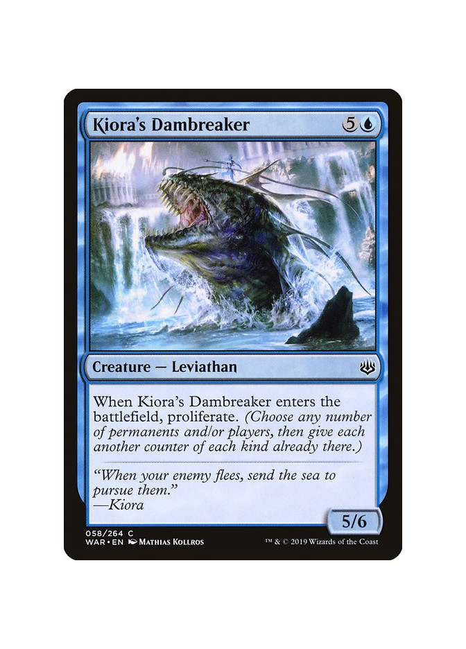 Kiora's Dambreaker - Foil