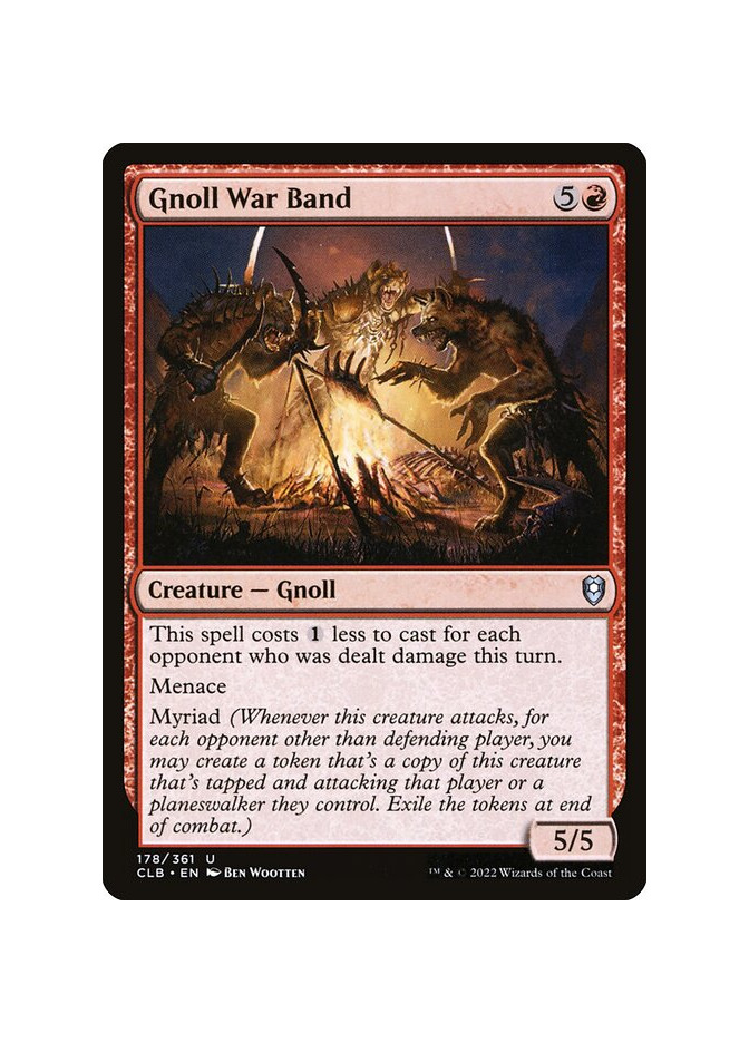 Gnoll War Band - Foil