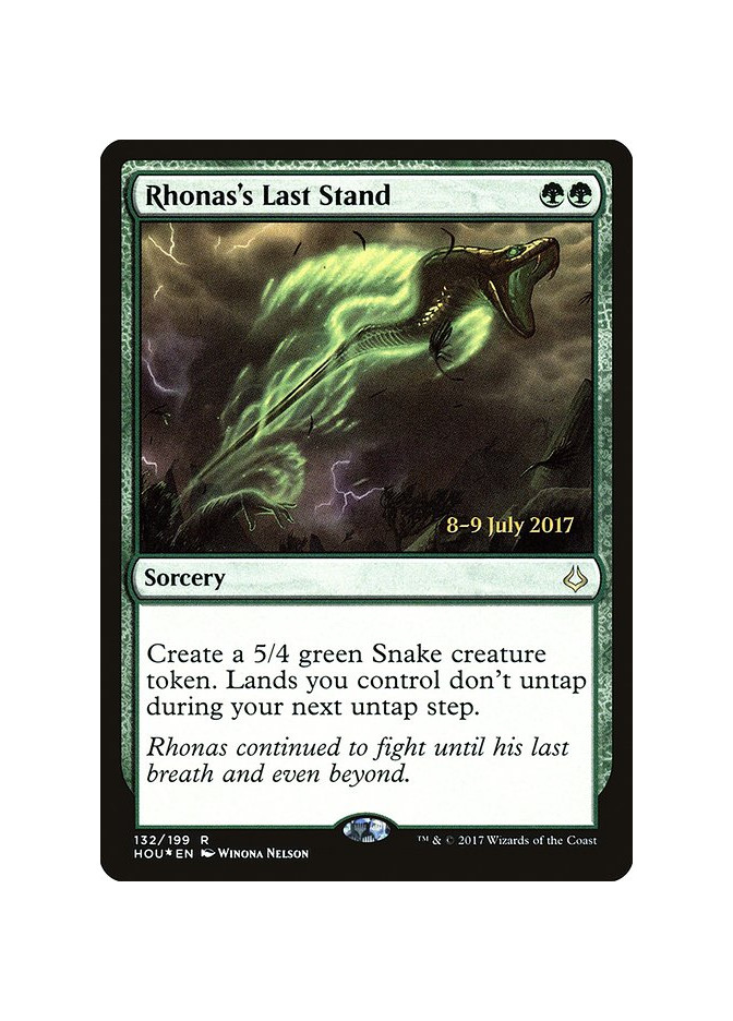 Rhonas's Last Stand - Foil