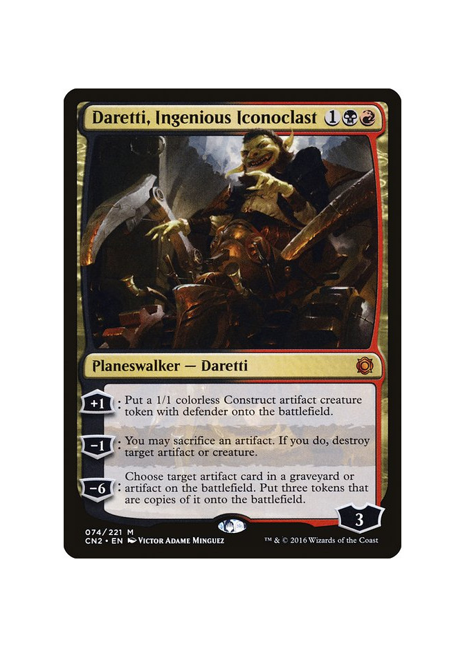 Daretti, Ingenious Iconoclast