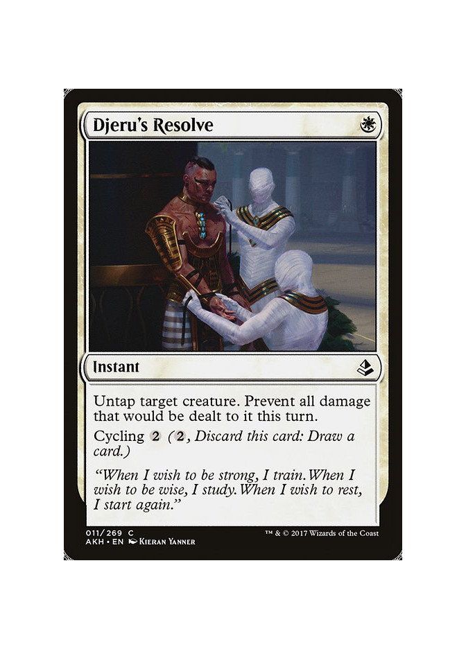 Djeru's Resolve - Foil