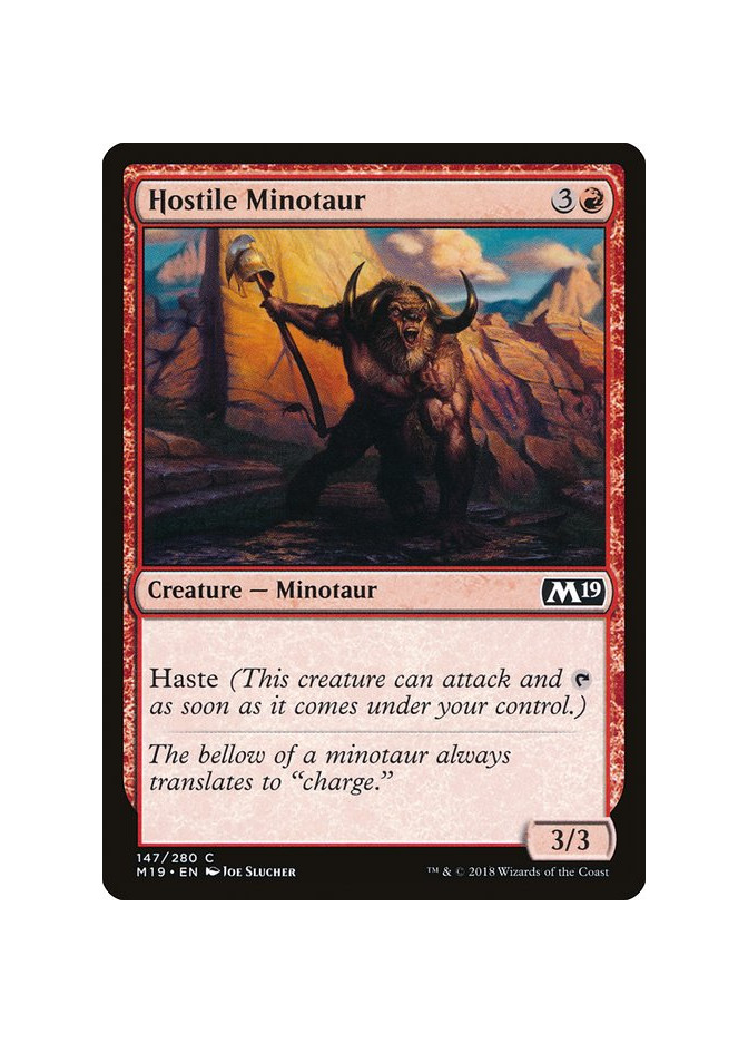 Hostile Minotaur - Foil