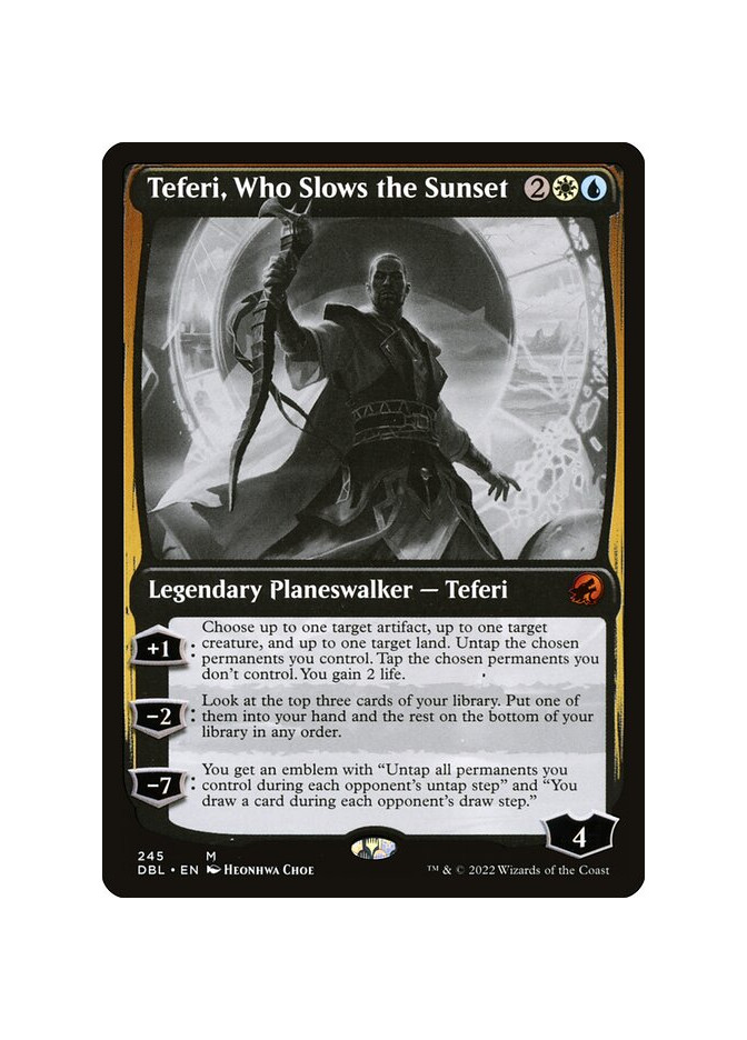 Teferi, Who Slows the Sunset - Foil