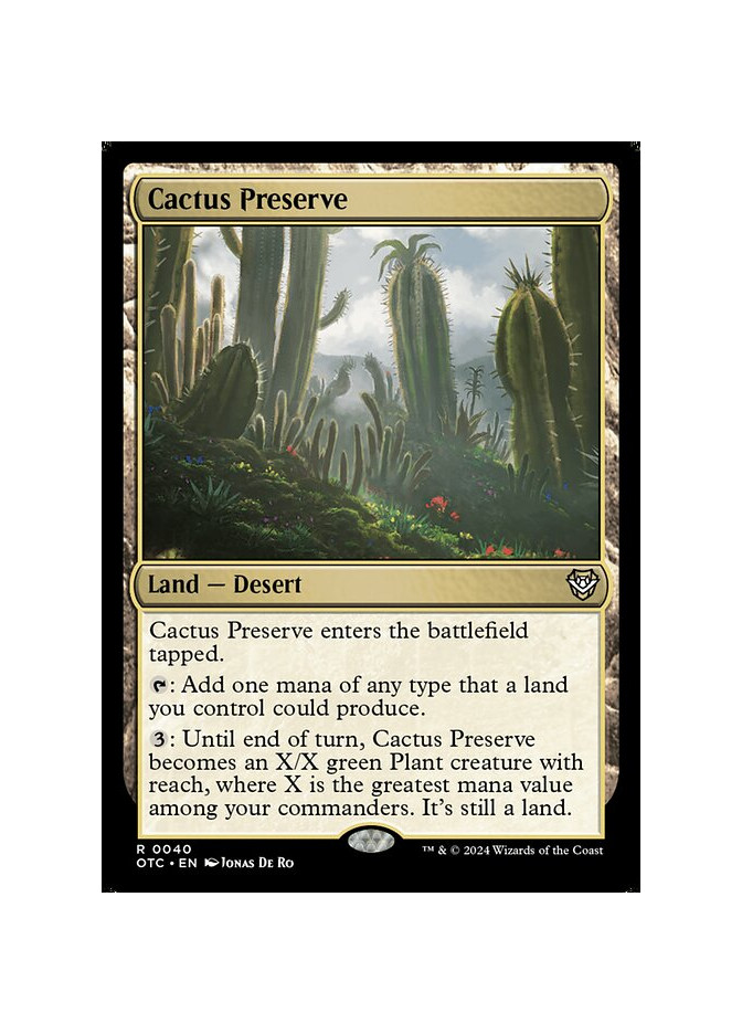 Cactus Preserve